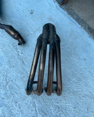 Scarico e collettore originali Honda Hornet 600