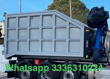 Cassone scarrabile con gru ragno bob spa 4,0+ZES