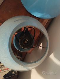coppia lampade da camera blu