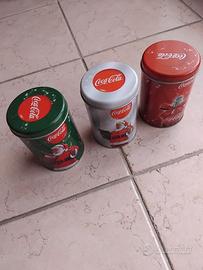 Scatole di latta natalizie 