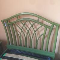 Coppia testiere letto singolo in bambù