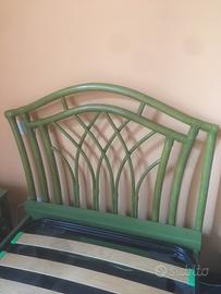 Coppia testiere letto singolo in bambù