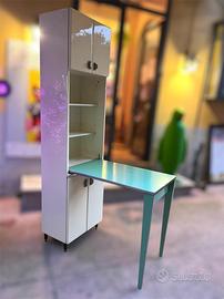 Credenza Anni 70 Con Tavolo Estraibile Italy