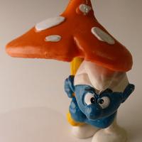 puffo con ombrello fungo