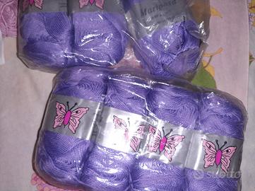 7 gomitoli di cotone