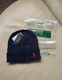 Berretto Beanie Polo Ralph Lauren Nuovo