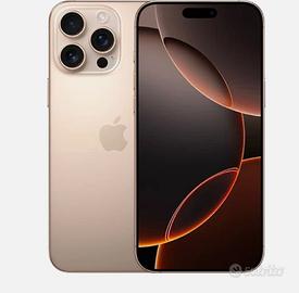 IPHONE 16 PRO MAX TITANIO SABBIA 256GB USATO