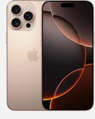 IPHONE 16 PRO MAX TITANIO SABBIA 256GB USATO