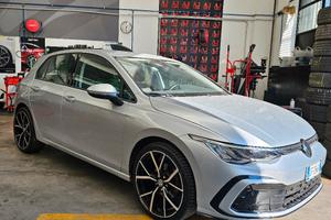 Cerchi Volskwagen GOLF 8 NERO LUCIDO DIAMANTE "19