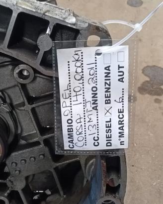 CAMBIO OPEL CORSA DEL 2011
