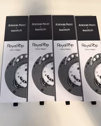 Swatch Audemars Piguet royal pop “Ocho negro”