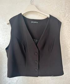 Gilè nero da donna