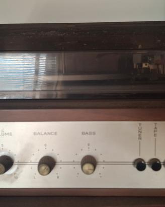 Hi-Fi vintage giradischi amplificatore integrato