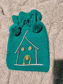 porta oggetti in lana 