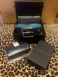 Cintura piquadro e portafoglio portacarte