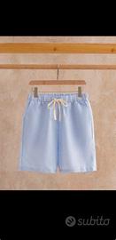 Pantaloncini Shein azzurro e bianco - Taglia M