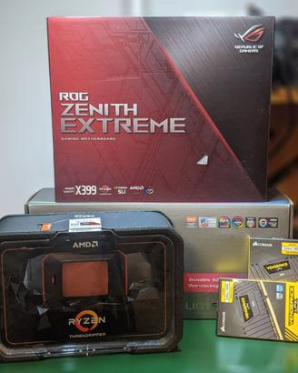 AMD Threadripper 2950x + Asus Rog Zenith extreme