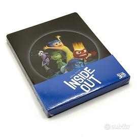 INSIDE OUT - Steelbook 3D+2D+Bonus 3 Blu-Ray Nuovo