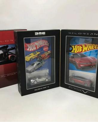Hot Wheels DeLorean DMC-12 E DeLorean Alpha5 cofan