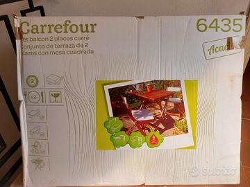 Set da balcone tavolino più  2 sedie