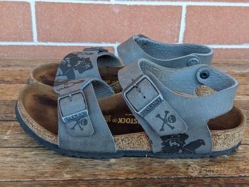 Sandali Birkenstock numero 33 grigio/pirata