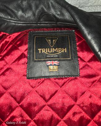 Giacca pelle triumph