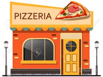 Pizzeria d'asporto forno a legna