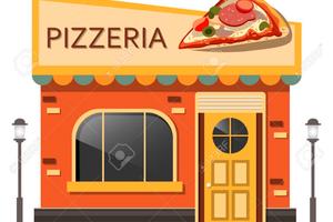 Pizzeria d'asporto forno a legna