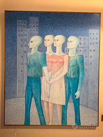 Dipinto del pittore legnanese Antonio Mancini