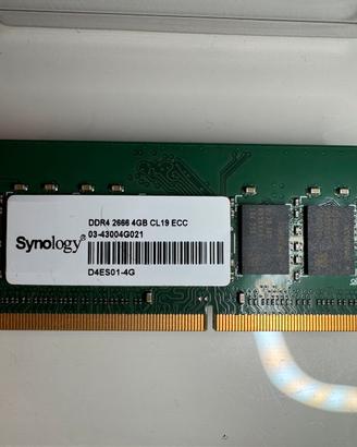 RAM Synology 4GB ddr4 ecc sodimm (D4ES01-4G)