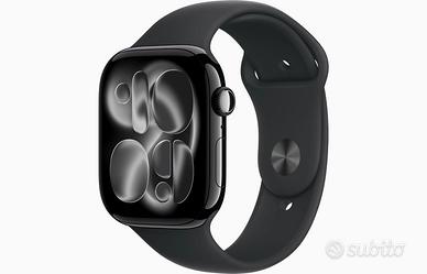 Apple Watch 11 GPS + Cellular Cassa 46mm Jet Black