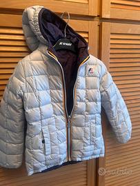 K-Way invernale tg. 6anni grigioperla/ vinaccia