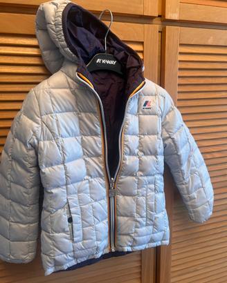 K-Way invernale tg. 6anni grigioperla/ vinaccia