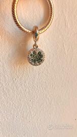 Collana Pandora originale con Ciondolo Quadrifogli