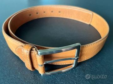Cintura artigianale nuova in vera pelle di cervo
