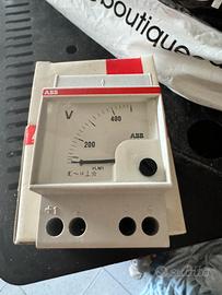 ABB voltmetro analagico 0-500v ac