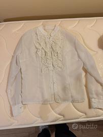 Camicia pizzo Bianco taglia 40