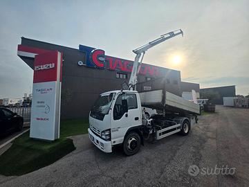 Isuzu Q75y7 gru Bonfiglioli 5000 e ribaltabile 
