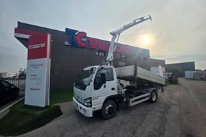 Isuzu Q75y7 gru Bonfiglioli 5000 e ribaltabile 