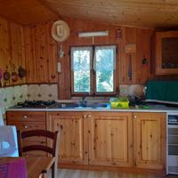 Roulotte + casetta in legno