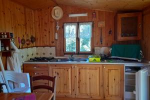 Roulotte + casetta in legno