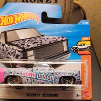 Chevy Silverado. Black Widow Hot Wheels