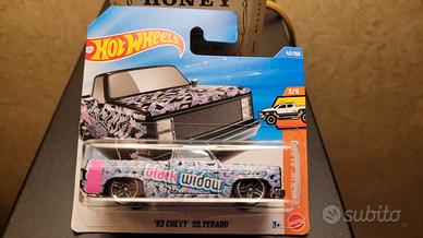 Chevy Silverado. Black Widow Hot Wheels