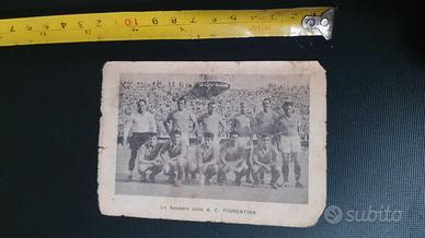 Volantino '50 AC Fiorentina Radio Vox radi Firenze