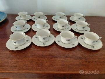Servizio da Caffè in Porcellana "Verbano Laveno" 