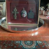 Icone antiche bronzo e ceramica