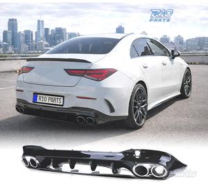 DIFFUSORE MERCEDES CLA C118 X118 19-25 LOOK AMG NE
