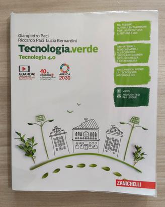Libro tecnologia.verde informatica disegno medie