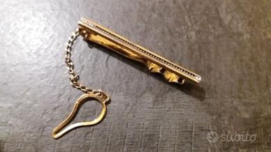 Ferma Cravatta Argento Vintage