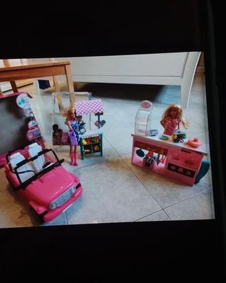 Barbie pasticcera venditrice macchina